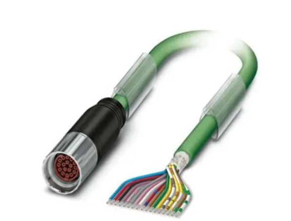 Phoenix Contact 1624781, 5 m 17 Core Power Cable, Green Polyurethane 105 °C for Industrial Thailand